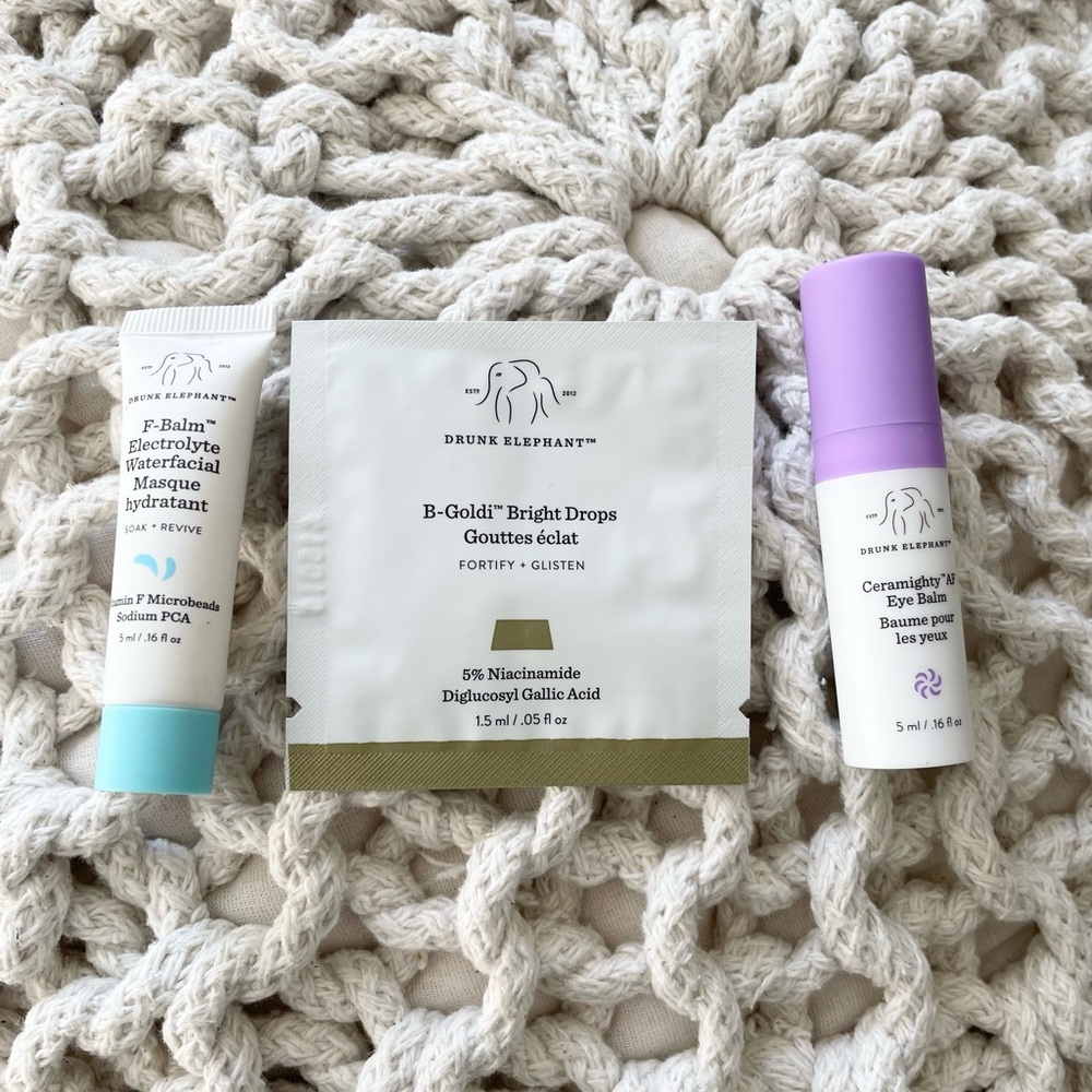 New! Drunk elephant samples